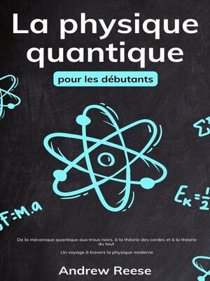 cover image of La physique quantique pour les débutants